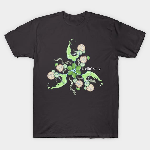 Margarita Spiral: Feelin' Salty T-Shirt by godrod studios